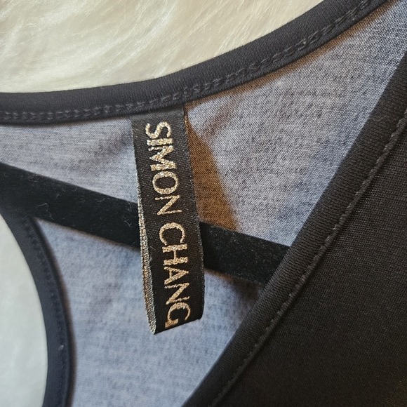 Simon Chang 2000's Indian Summer Keyhole Sleeveless Dress - Picture 7 of 8